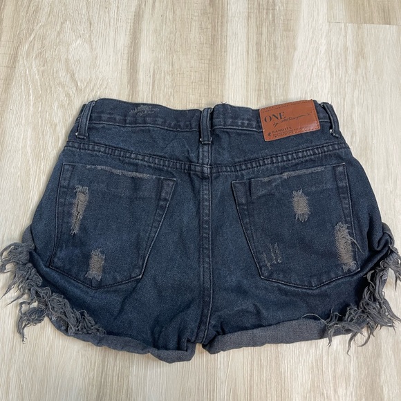One Teaspoon x Free People bandits shorts - Picture 2 of 7